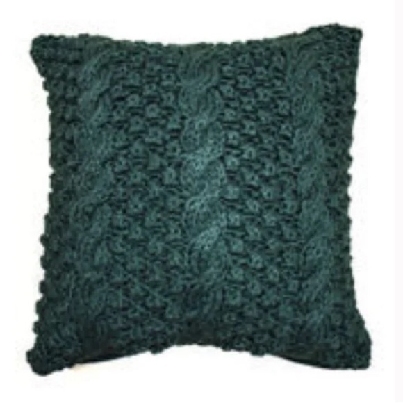 Place & Time Knit Pillow Cover - Picture 1 of 9